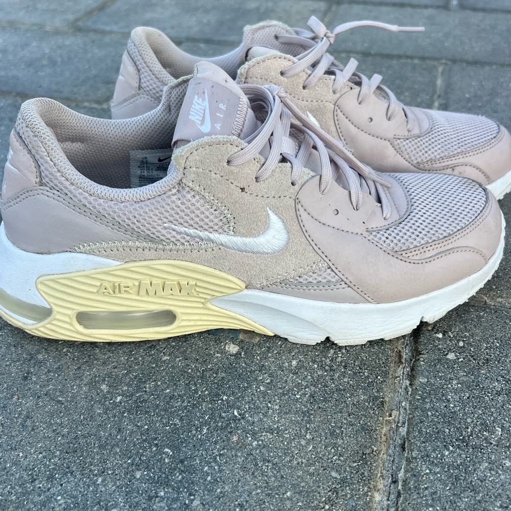 Nike Women's Air Max Sneakers - Pink and Cream